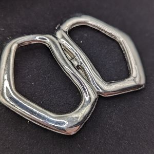 Silver Toned Brooch - J-010